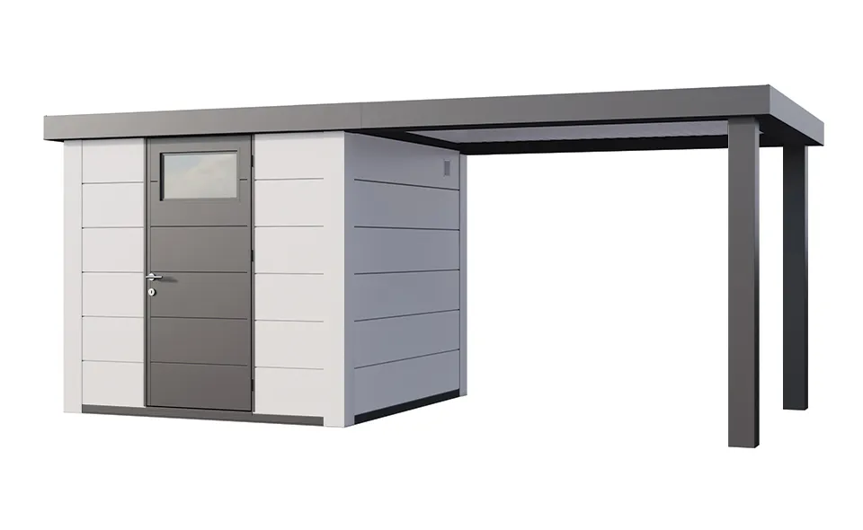 Telluria | Tuinhuis Classico 2424 | 4 Kleuren - met Overkapping Open Lounge (S of L)