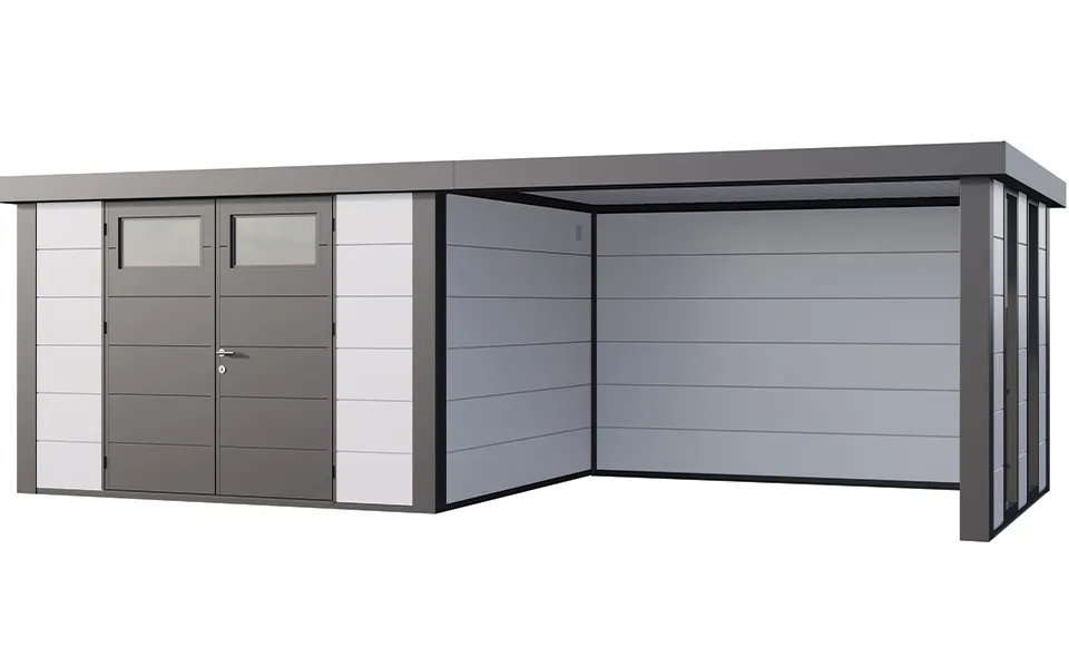 Telluria | Tuinhuis Classico 3330 | 4 Kleuren - met Overkapping Lounge (Large)