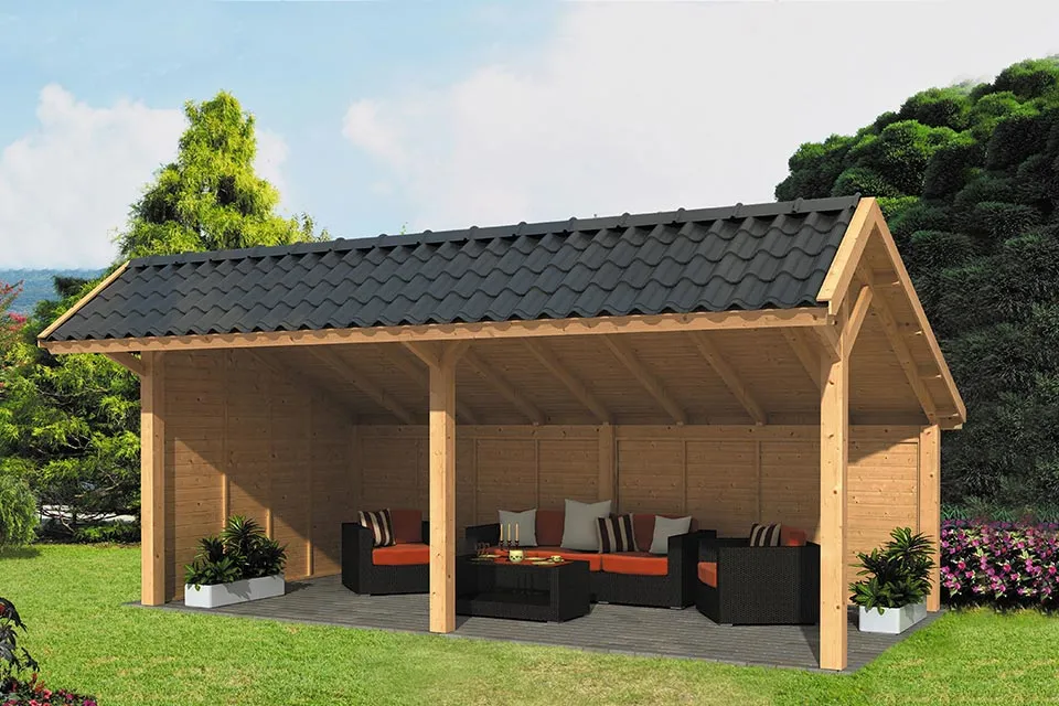 Tuindeco | Overkapping Bergen XL | Type 2