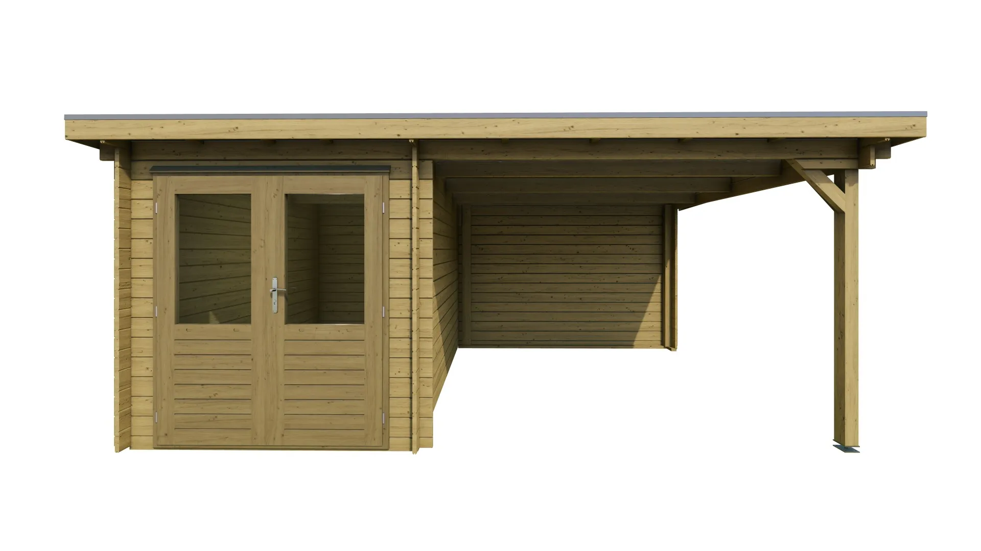 Fonteyn Basicline Blokhut Roosmarijn 200x300 + 300