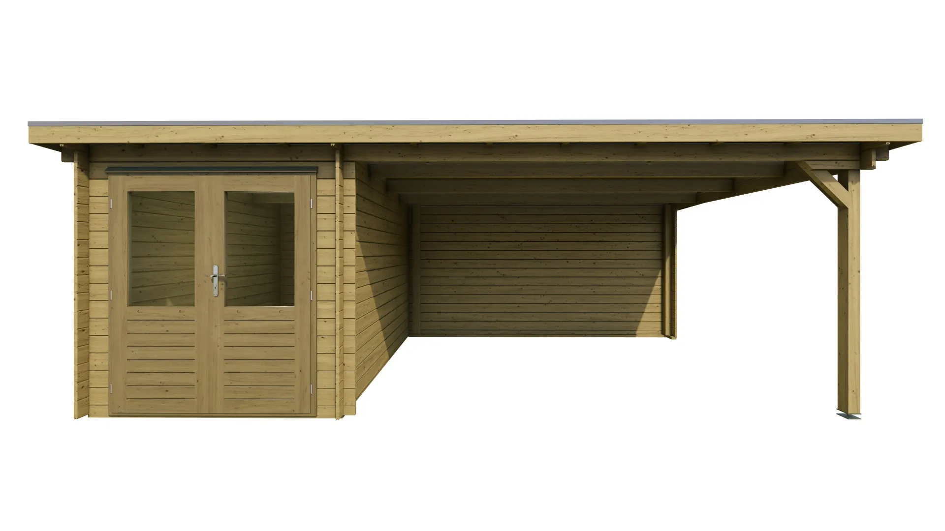 Fonteyn Basicline Blokhut Roosmarijn 200x300 + 400