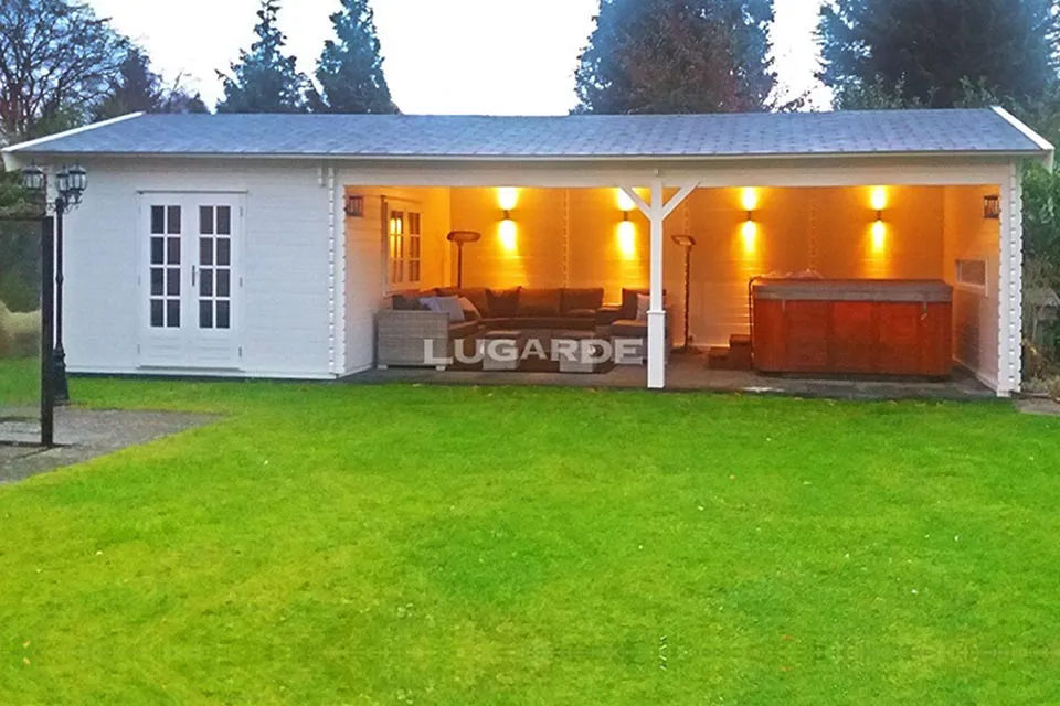 Lugarde | blokhut met overkapping B35