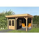 Tuindeco | Overkapping Oslo L | Type 4 | Zwarte Wanden