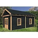 Tuindeco | Overkapping Hamar XL | Type 4 | Zwarte Wanden