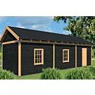 Tuindeco | Overkapping Hamar XL | Type 8 | Zwarte Wanden