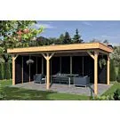 Tuindeco | Overkapping Oslo XL | Type 2 | Zwarte Wanden