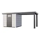 Telluria | Tuinhuis Classico 2424 | 4 Kleuren - met Overkapping Open Lounge (S of L)