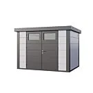 Telluria | Tuinhuis Classico 3024 | Wit-Antraciet