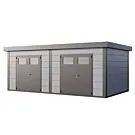 Telluria | Tuinhuis Duo 3336 | Lichtgrijs