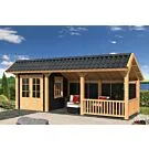 Tuindeco | Overkapping Bergen L | Type 8 | Zwarte Wanden