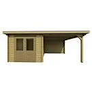 Fonteyn Basicline Blokhut Camelia 250x300 + 300