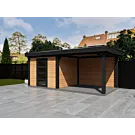 Fonteyn | Tuinhuis Demi met Overkapping 550 x 250 Exclusief