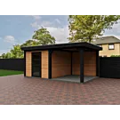 Fonteyn | Tuinhuis Eda met Overkapping 500 x 300 Exclusief