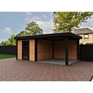 Fonteyn | Tuinhuis Eda met Overkapping 550 x 300 Exclusief