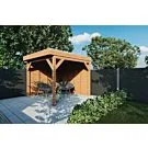 Fonteyn | Overkapping Traditioneel 3100 x 3300 | Onbehandelde Douglas Wanden