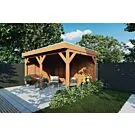 Fonteyn | Overkapping Traditioneel 4900 x 3300 | Onbehandelde Douglas Wanden