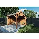 Fonteyn | Kapschuur Traditioneel 4000 x 3400  | Onbehandelde Douglas Wanden