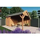 Fonteyn | Kapschuur Traditioneel 5700 x 3400 | Onbehandelde Douglas Wanden