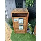 Showmodel Containerberging Enkel Hardhout