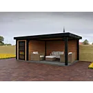 Fonteyn | Tuinhuis Jasmijn met Overkapping 550 x 300 Exclusief