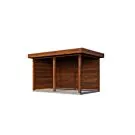 Lugarde Select veranda Dokkum 388x250cm - Bruin geolied