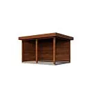 Lugarde Select veranda Vorden 388x300cm - Bruin geolied