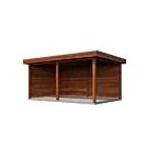 Lugarde Select veranda Middelburg 488x350cm - Bruin geolied