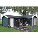 Lugarde | Maatwerk schuur met overkapping B48