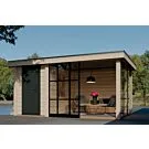 Lugarde | Douglas tuinhuis met overkapping PSD3