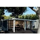 Lugarde | Douglas tuinhuis met overkapping PSD6