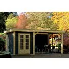 Lugarde | Lariks tuinhuis met overkapping PSL87