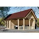 Lugarde | Lariks Kapschuur met overkapping PSL5