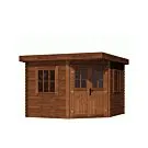 Fonteyn | Tuinhuis Module Vijfhoek Platdak 300