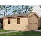 Lugarde Select | Tuinhuis Opheusden met Garagedeur 350 x 500 | Onbehandeld