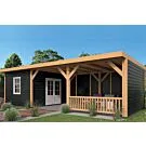 Tuindeco | Nijverdal Overkapping DHZ | Zwarte Wanden