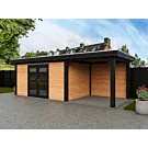 Fonteyn | Tuinhuis Rosalie met Overkapping 650 x 250 Exclusief