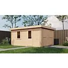 Lugarde Select | Tuinhuis Eibergen met Garagedeur 350 x 500 | Onbehandeld