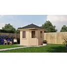 Lugarde Select Prima | Tuinhuis Leeuwarden 240 x 240 cm | Onbehandeld