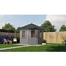 Lugarde Select Prima | Tuinhuis Leeuwarden 240 x 240 cm | RAL 7037