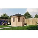 Lugarde Select Prima | Tuinhuis Leiden 240 x 240 cm | Onbehandeld