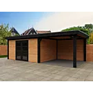 Fonteyn | Tuinhuis Thirza met Overkapping 700 x 300 Exclusief
