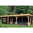 Tuindeco | Overkapping Oslo XL | Type 8 | Zwarte Wanden