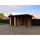 Fonteyn | Tuinhuis Xenna met Overkapping 450 x 300 Exclusief