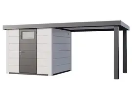 Telluria | Tuinhuis Classico 2424 | 4 Kleuren - met Overkapping Open Lounge (S of L)