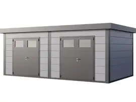 Telluria | Tuinhuis Duo 3336 | Lichtgrijs