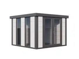 Telluria | Tuinhuis Luminato 3030 | Wit-Antraciet