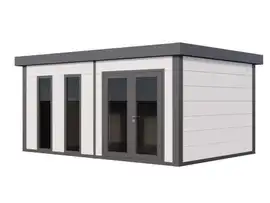 Telluria | Tuinhuis Luminato 5436 | Wit-Antraciet