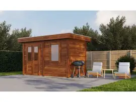 Lugarde Select Modern | Tuinhuis Gorssel 388 x 200 | Bruin Geolied