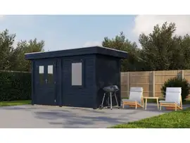 Lugarde Select Modern | Tuinhuis Gorssel 388 x 200 | Zwart Geolied