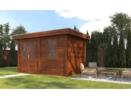 Lugarde Select Modern | Tuinhuis Breda 388 x 250 | Bruin Geolied